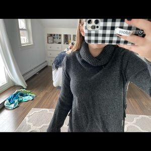 Cynthia Rowley charcoal grey sweater